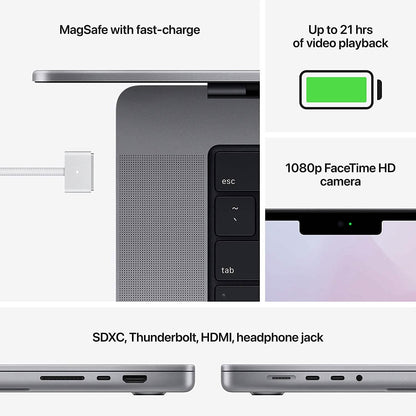 Apple 2021 MacBook Pro MK193LL/A A2485 16.2-Inch 16GB 512GB (Refurbished) DailySale