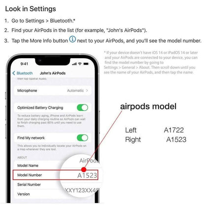 Apple AirPods Right A1523, Left A1722 or Charging Case A1602 (1st generation) (Refurbished) DailySale