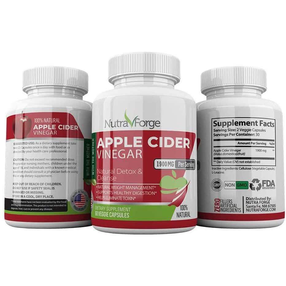 ACV Apple Cider Vinegar Organic Capsules DailySale