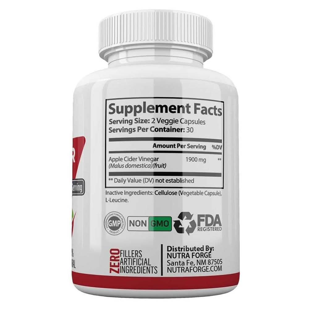 ACV Apple Cider Vinegar Organic Capsules DailySale