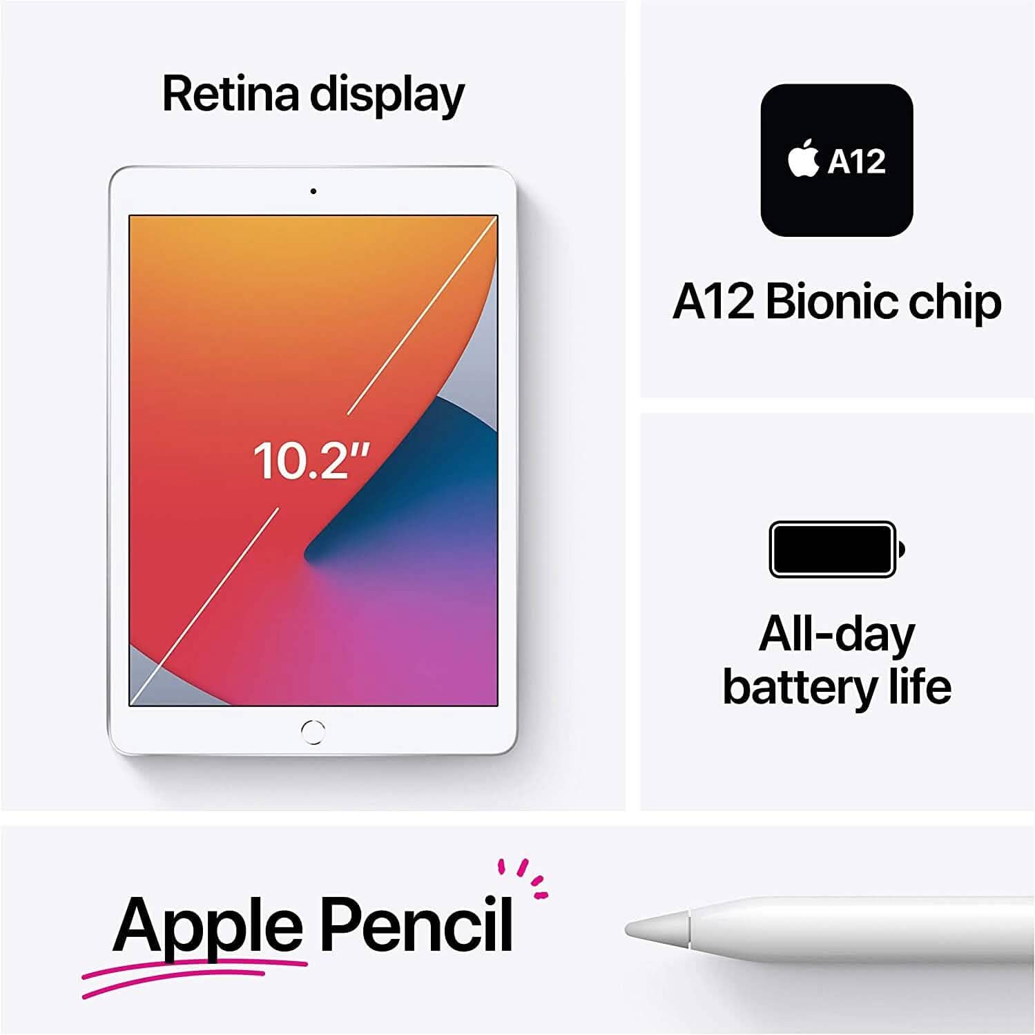 Apple iPad 8th Generation 10.2-Inch Wi-Fi + 4G Cellular (Refurbished) DailySale