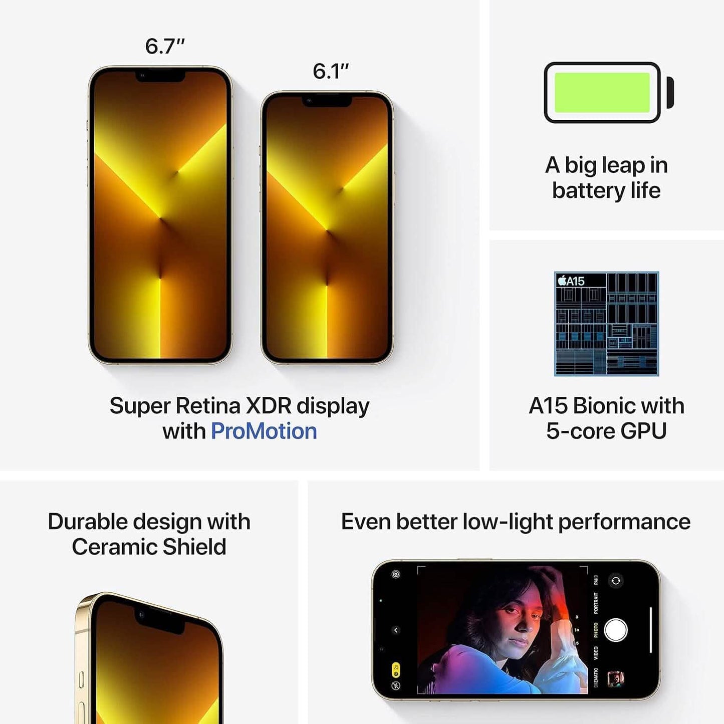 Apple iPhone 13 Pro 128GB Unlocked  (Refurbished) DailySale
