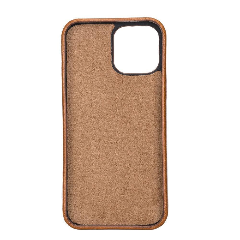 iPhone 14 Plus Genuine Leather Slim Case – Rock Cover Mizuri Leather