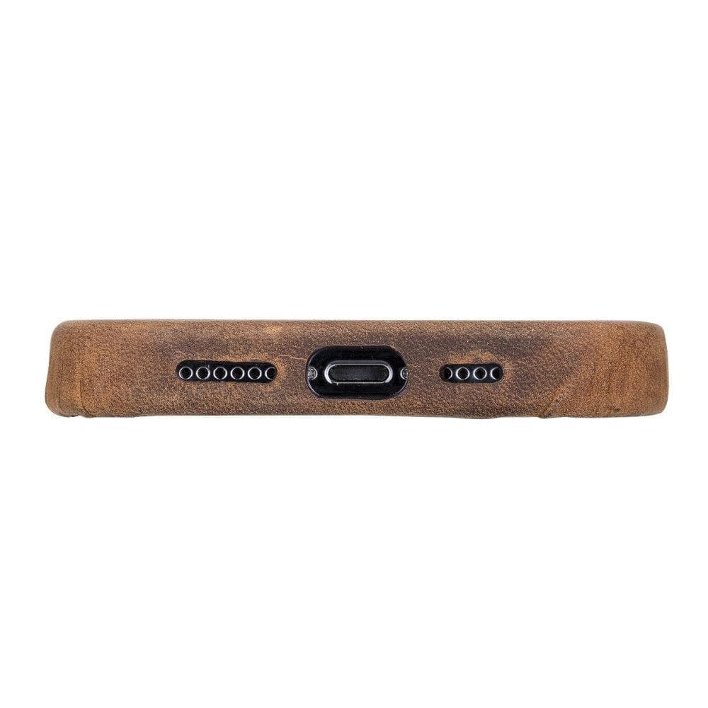 iPhone 14 Pro Max Genuine Leather Slim Case – Rock Cover Mizuri Leather