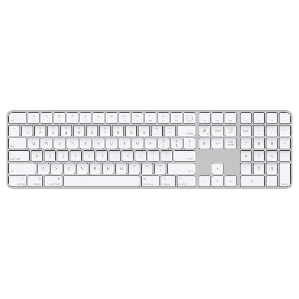 Apple Magic Keyboard with Touch ID and Numeric Keypad - US English - White Keys DailySale