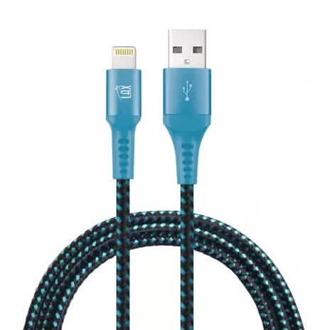 MFi Certified Colorful Rainbow Lightning Cables for Apple iPhone and iPad DailySale