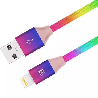 MFi Certified Colorful Rainbow Lightning Cables for Apple iPhone and iPad DailySale