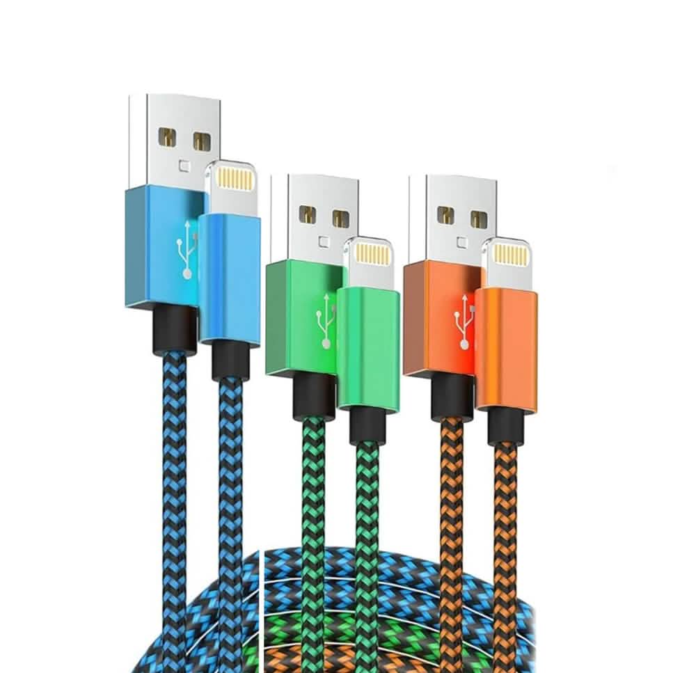 MFi Certified iPhone Apple Lightning Cable and Wall Charger DailySale