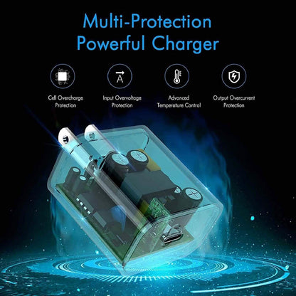 MFi Certified Veetone 20W PD Type C Power Wall Charger Travel Plug with 6FT USB C to Lightning Quick Charge Cable DailySale
