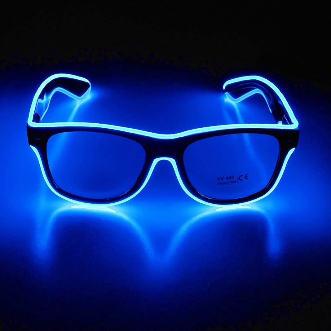 Aquat Light up EL Wire Neon Rave Glasses DailySale