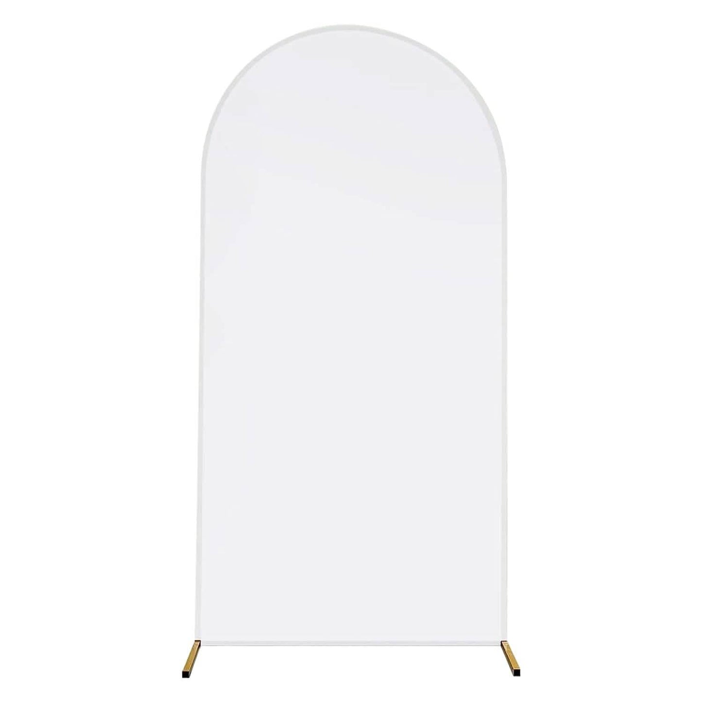 Arch Backdrop Stand Cover White Spandex Fitted Double-Sided Background Covering DailySale