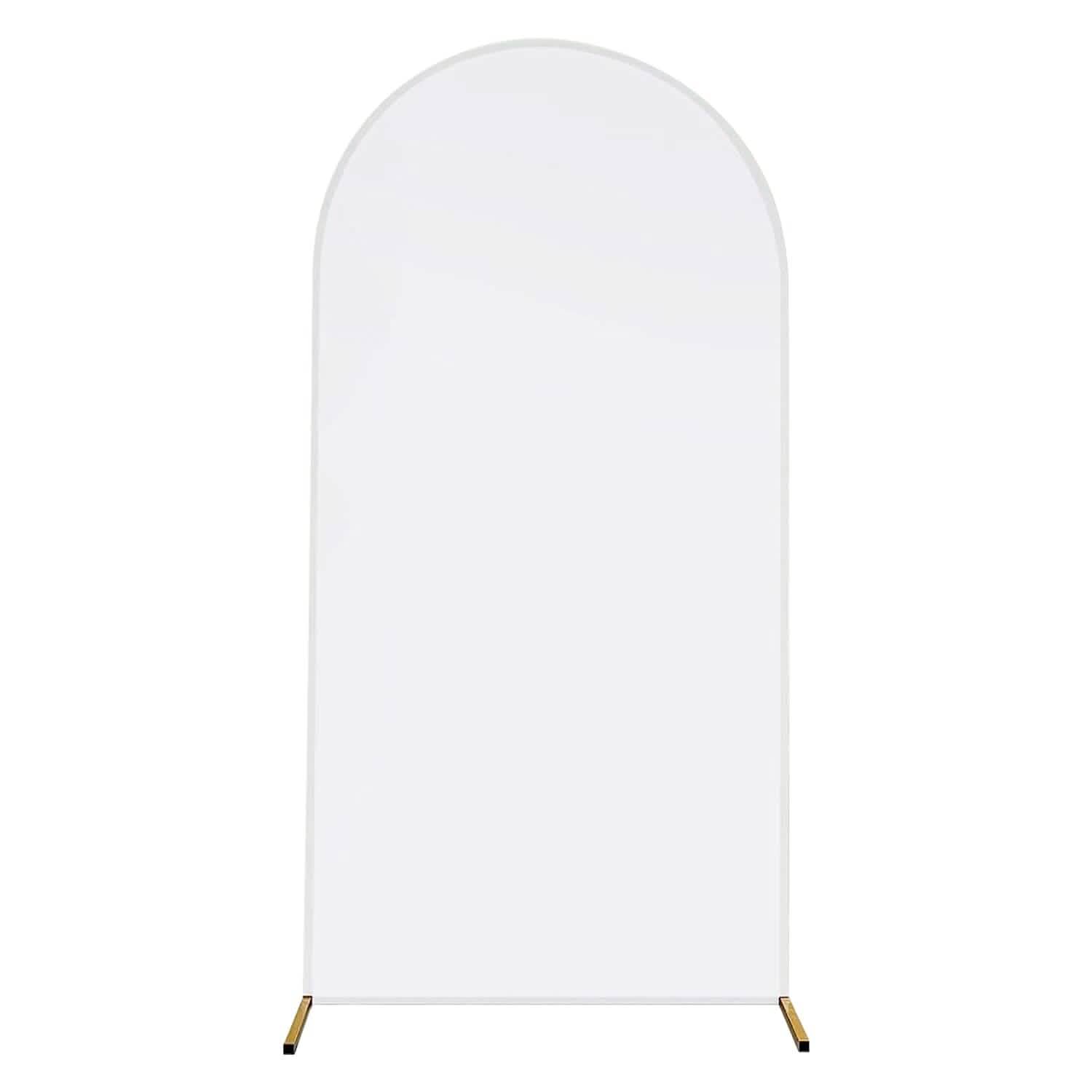 Arch Backdrop Stand Cover White Spandex Fitted Double-Sided Background Covering DailySale