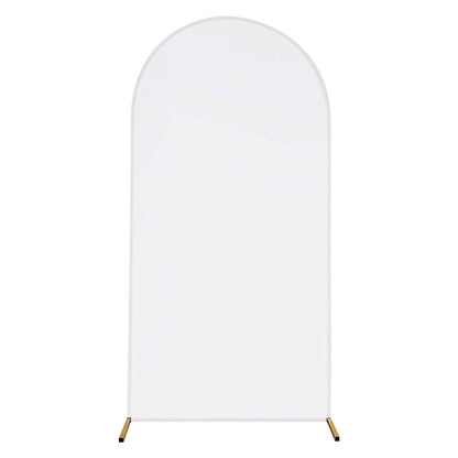 Arch Backdrop Stand Cover White Spandex Fitted Double-Sided Background Covering DailySale