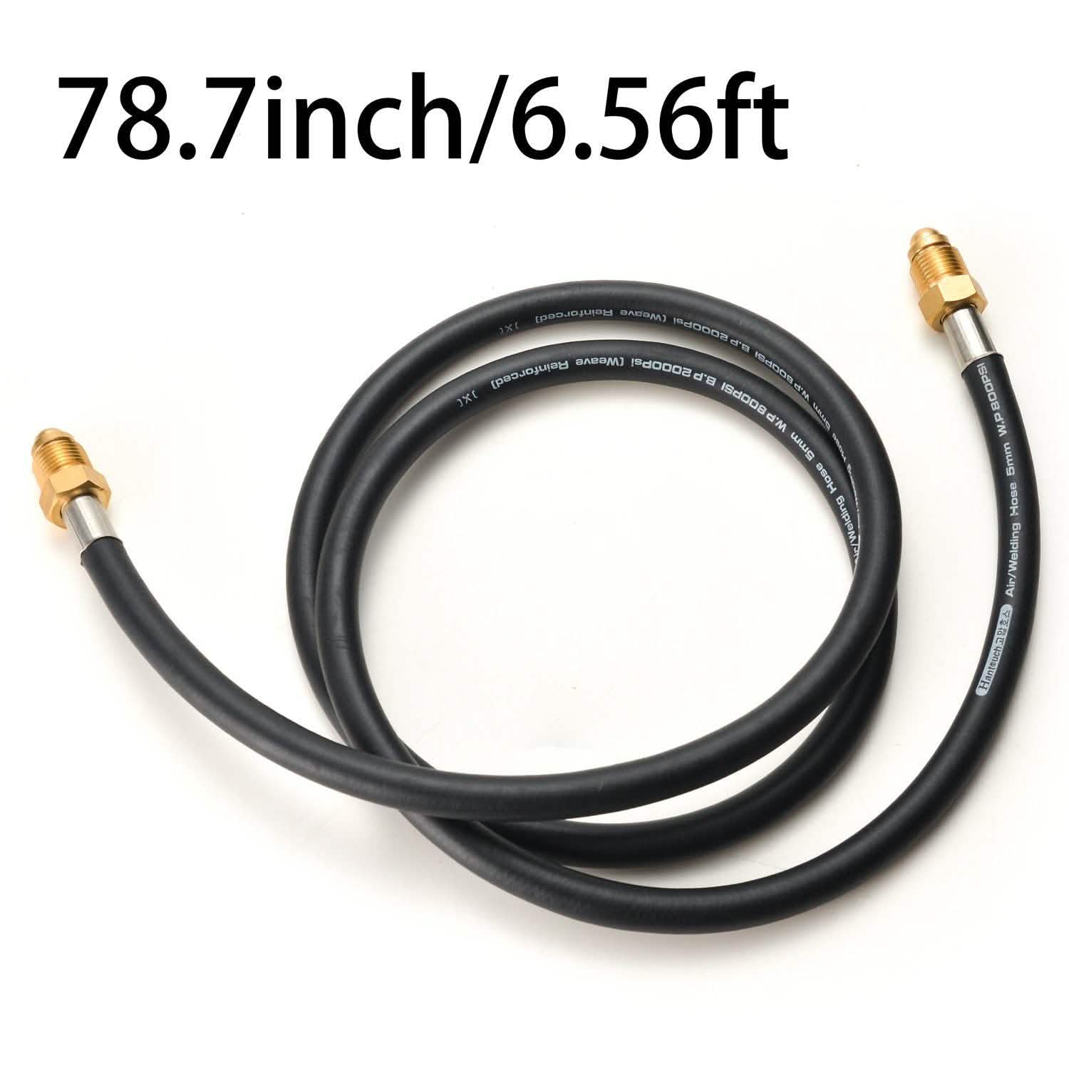 Argon CO2 Flow Meter Regulator Hose Mig Tig UNF5/8, 6.56ft with Inert Gas Fitting DailySale