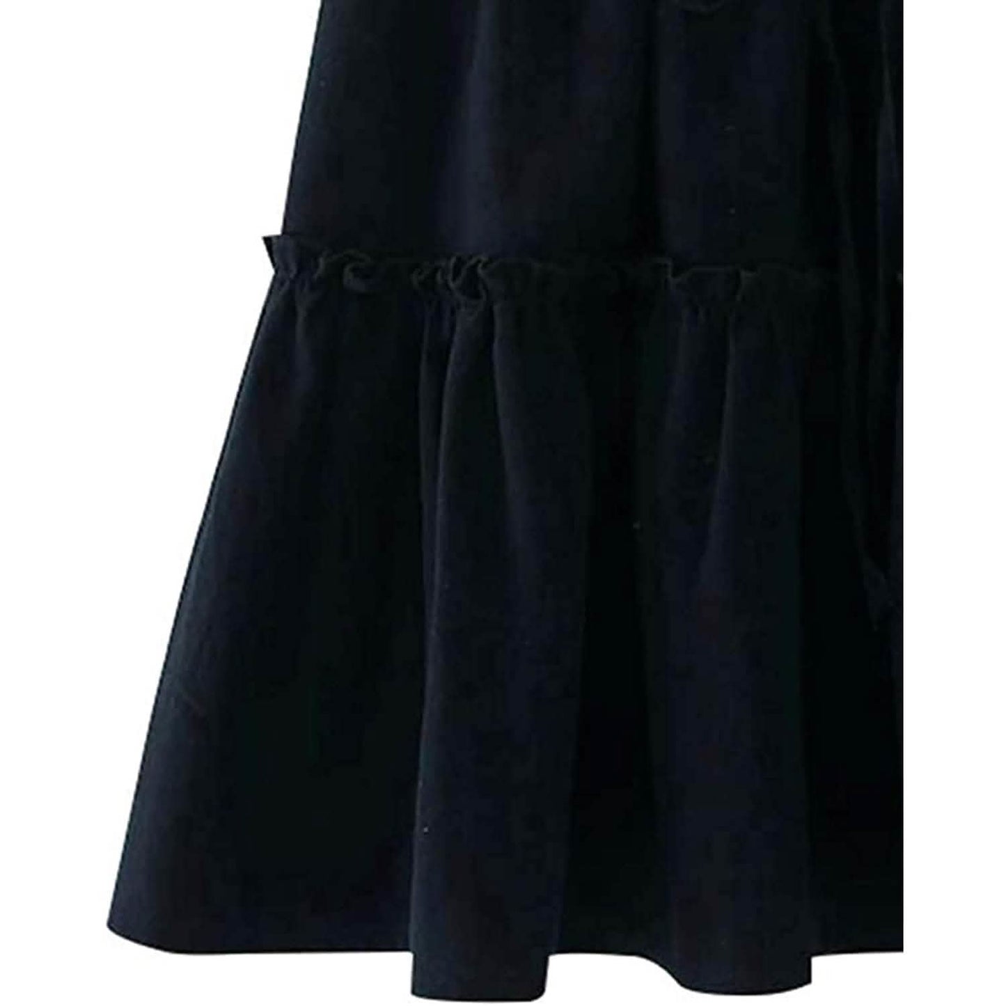 Arjungo Women's Ruffled Boho A Line Skater Mini Skirt DailySale