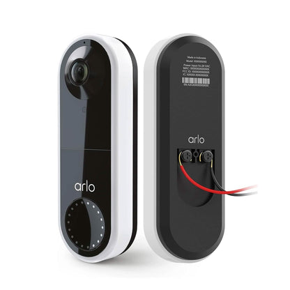 Arlo Essential Wired Video Doorbell  (Refurbished) DailySale