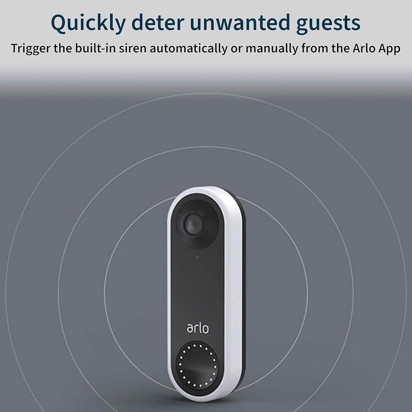 Arlo Essential Wired Video Doorbell  (Refurbished) DailySale