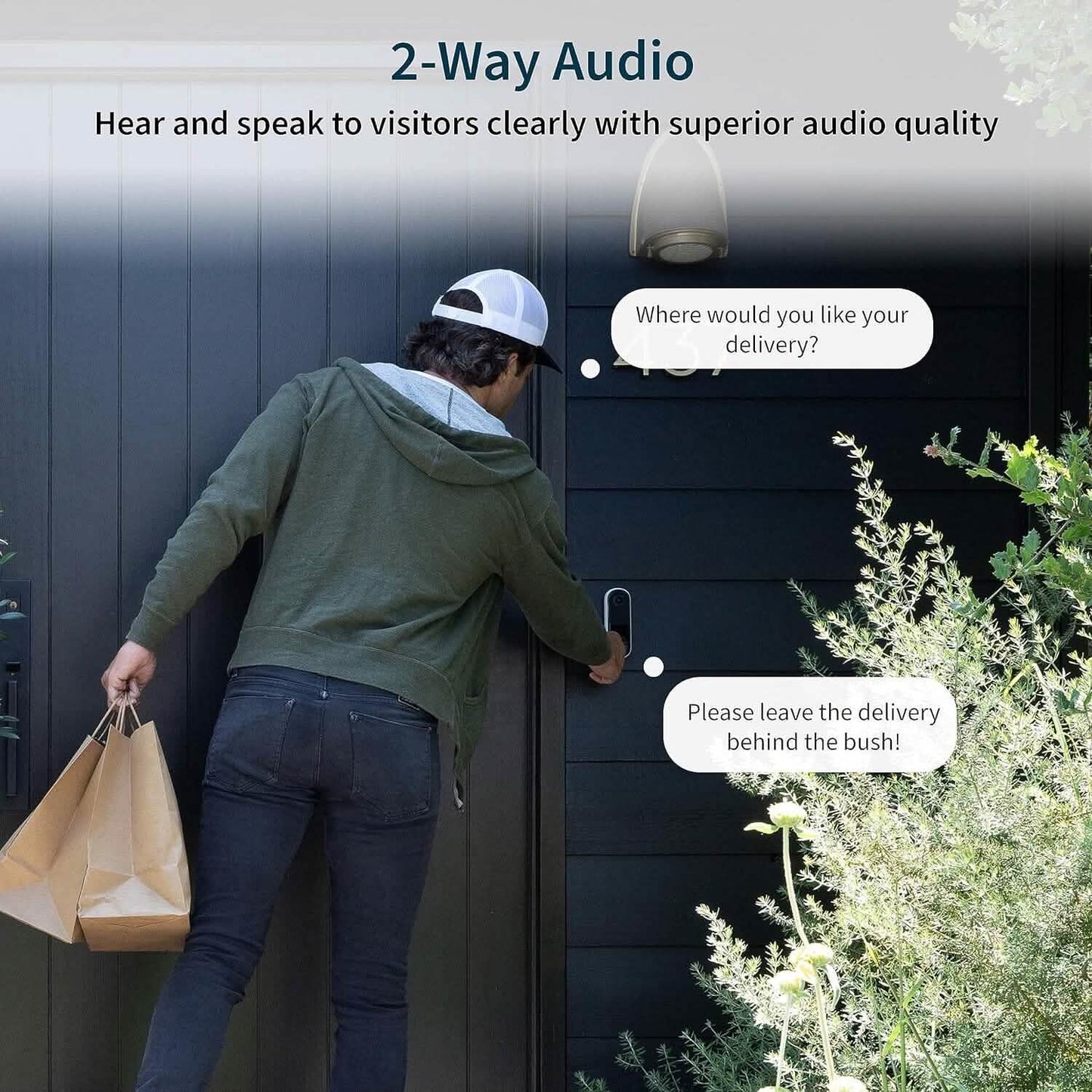 Arlo Video Doorbell 2K (2nd Generation) – Battery Operated or Wired Doorbell  (Refurbished) DailySale