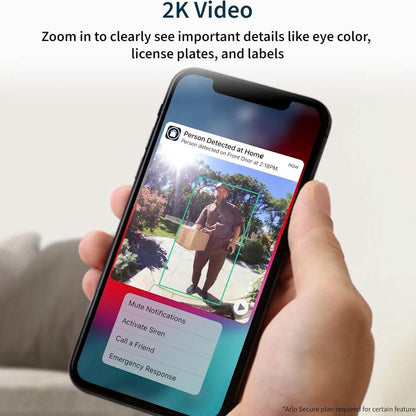 Arlo Video Doorbell 2K (2nd Generation) – Battery Operated or Wired Doorbell  (Refurbished) DailySale