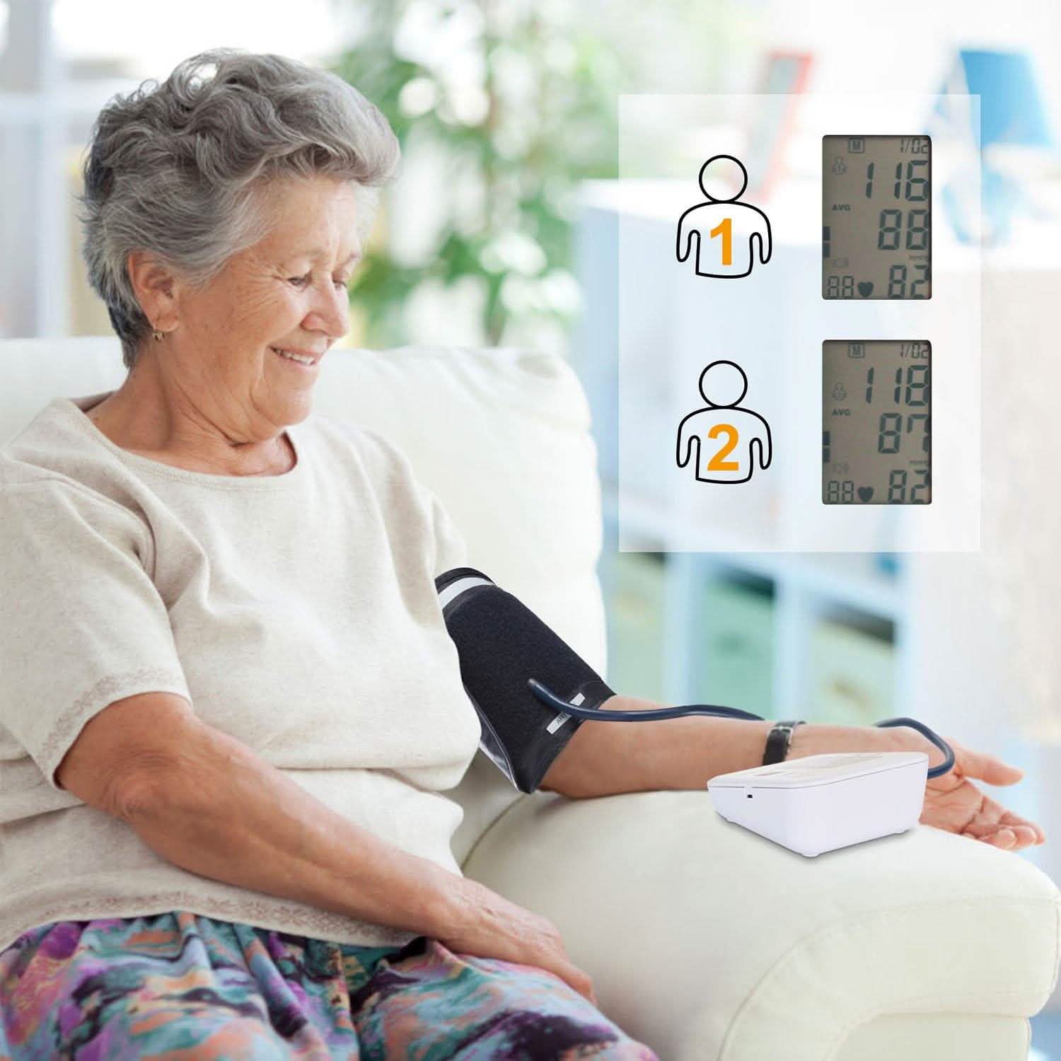 Arm Blood Pressure Monitor with Adjustable Cuff DailySale