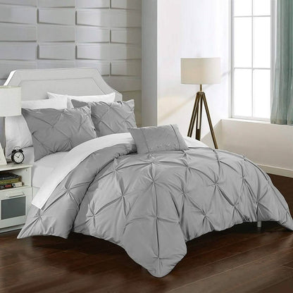 Armi Pinch-Pleated Microfiber Duvet Cover Set DailySale