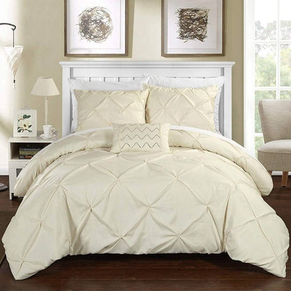 Armi Pinch-Pleated Microfiber Duvet Cover Set DailySale