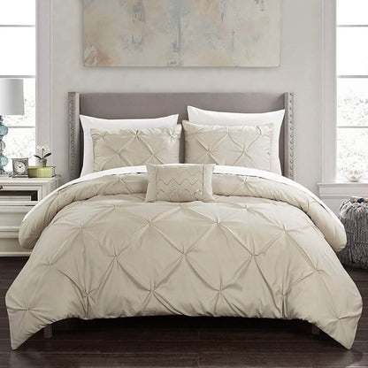 Armi Pinch-Pleated Microfiber Duvet Cover Set DailySale