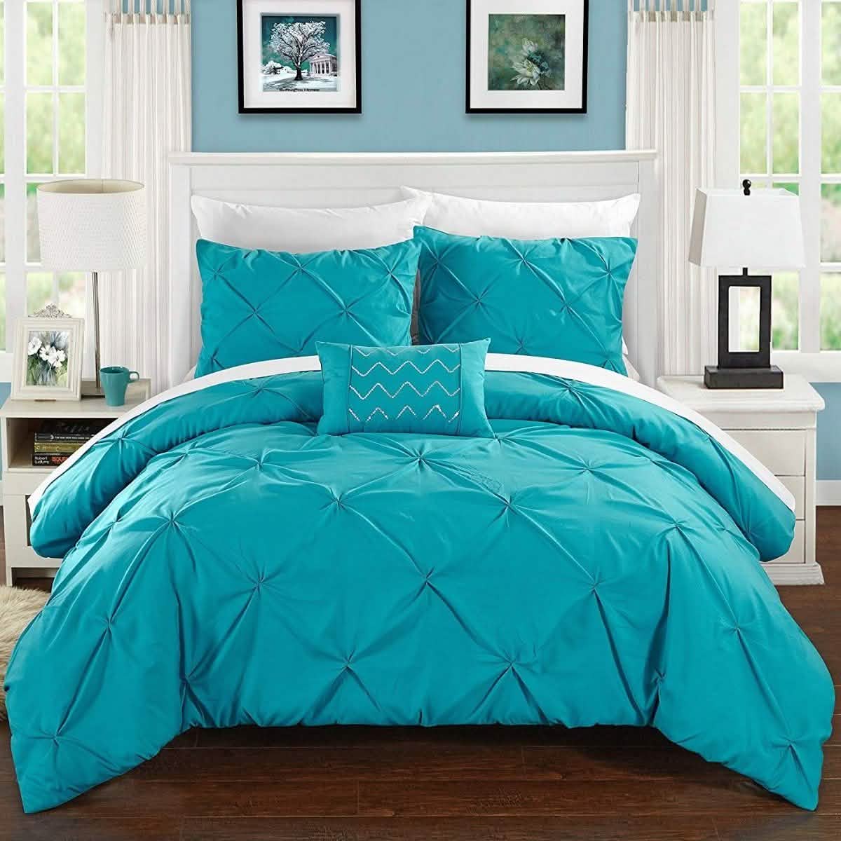 Armi Pinch-Pleated Microfiber Duvet Cover Set DailySale