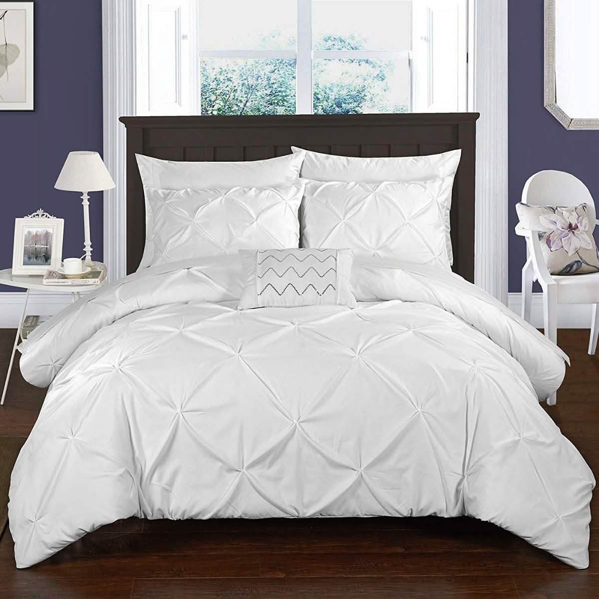 Armi Pinch-Pleated Microfiber Duvet Cover Set DailySale