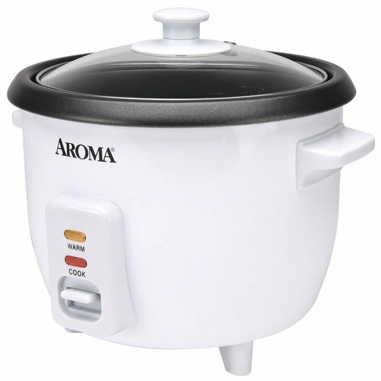Aroma 6-Cup 1.5Qt. Non-Stick Rice Cooker (Refurbished) DailySale
