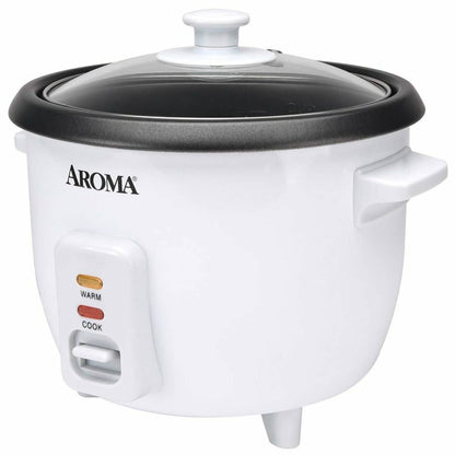 Aroma 6-Cup 1.5Qt. Non-Stick Rice Cooker (Refurbished) DailySale