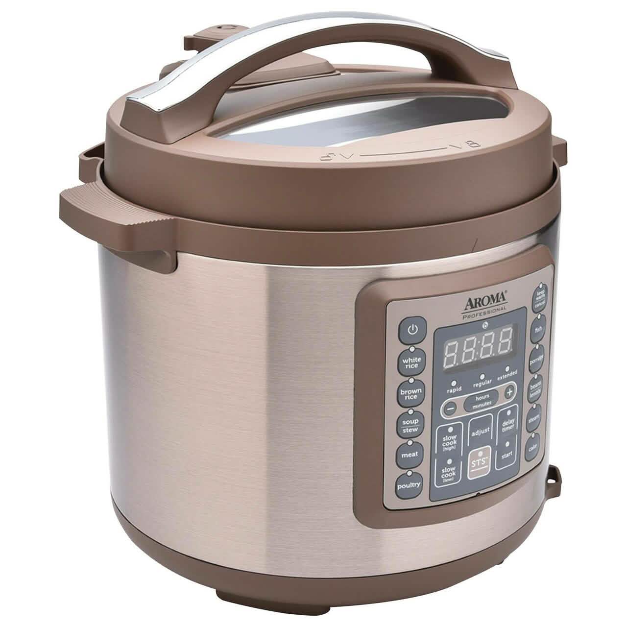 Aroma Housewares Professional MTC-8016 Digital Pressure Cooker 6 quart DailySale