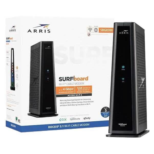 Arris SURFboard SBG8300 DOCSIS 3.1 Cable Modem & Wi-Fi Route (Refurbished) DailySale