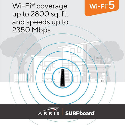 ARRIS SURFboard SBG8300 DOCSIS 3.1 Gigabit Cable Modem & AC2350 Wi-Fi Router (Refurbished) DailySale