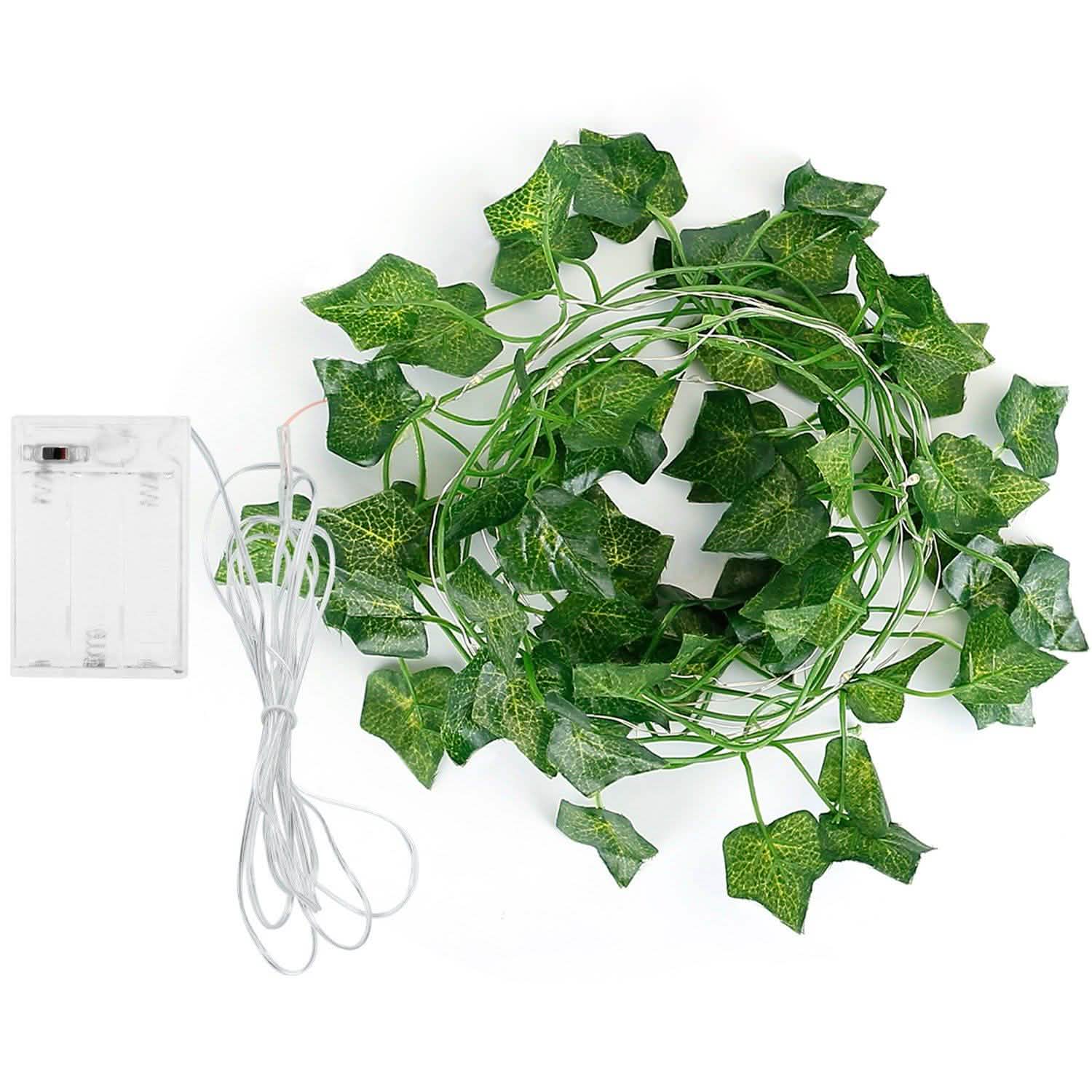 Artificial Ivy Leaves String Lights DailySale