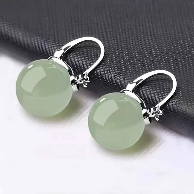 Artificial Jade Temperament Earrings DailySale