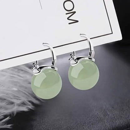 Artificial Jade Temperament Earrings DailySale