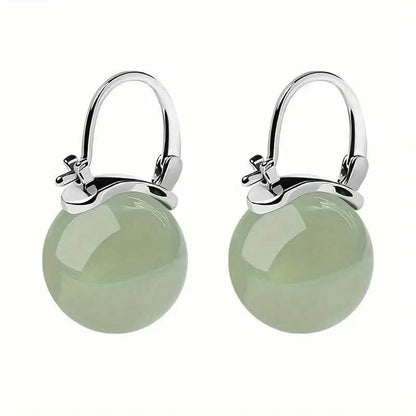Artificial Jade Temperament Earrings DailySale