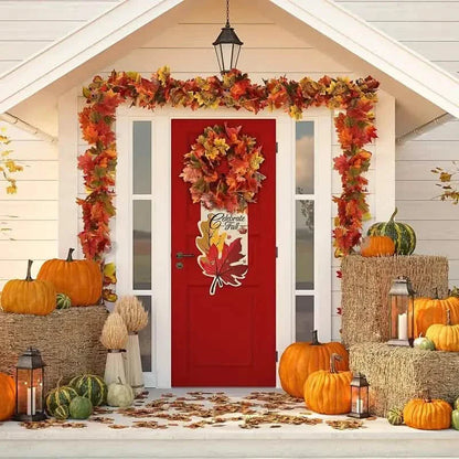 Artificial Maple Leaf Rattan DailySale