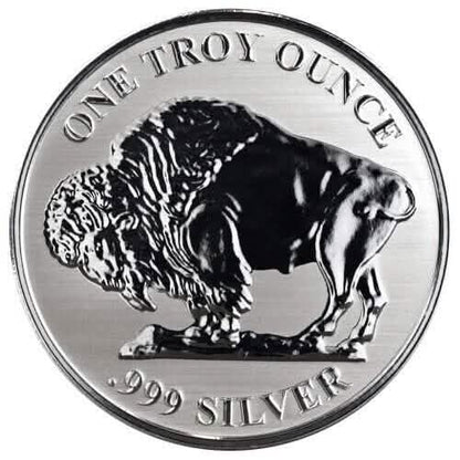 Asahi Buffalo REVERSE PROOF - 1 oz .999 Silver Round DailySale