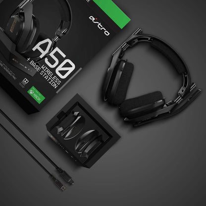 ASTRO Gaming A50 Wireless Headset + Base Station Gen 4 - Compatible with Xbox Series X|S, Xbox One, PC, Mac (Refurbished) DailySale