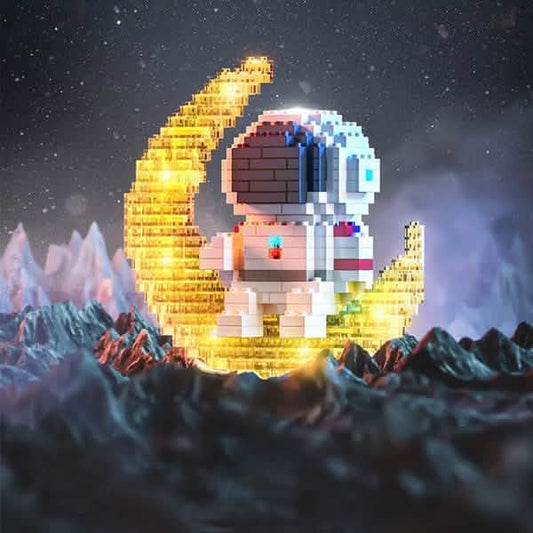 Astronaut Building Blocks LED Glowing Toys DailySale