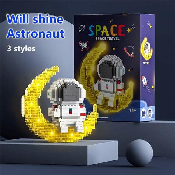 Astronaut Building Blocks LED Glowing Toys DailySale
