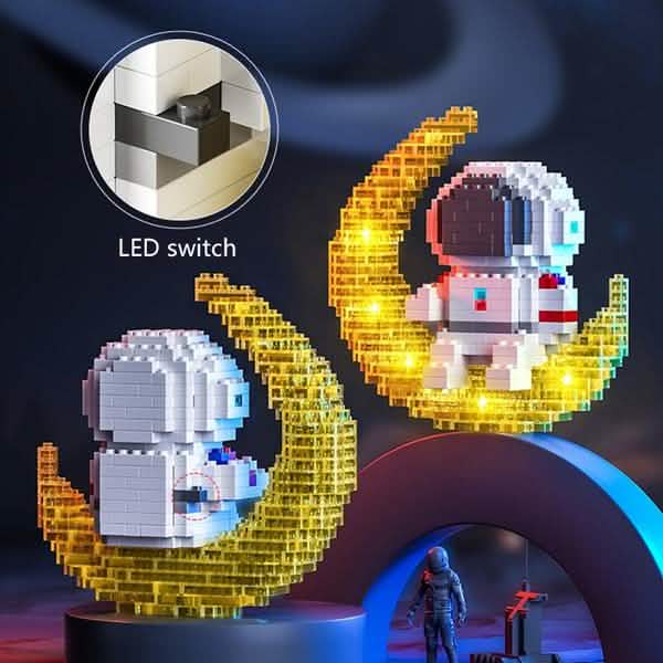 Astronaut Building Blocks LED Glowing Toys DailySale