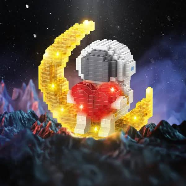 Astronaut Building Blocks LED Glowing Toys DailySale