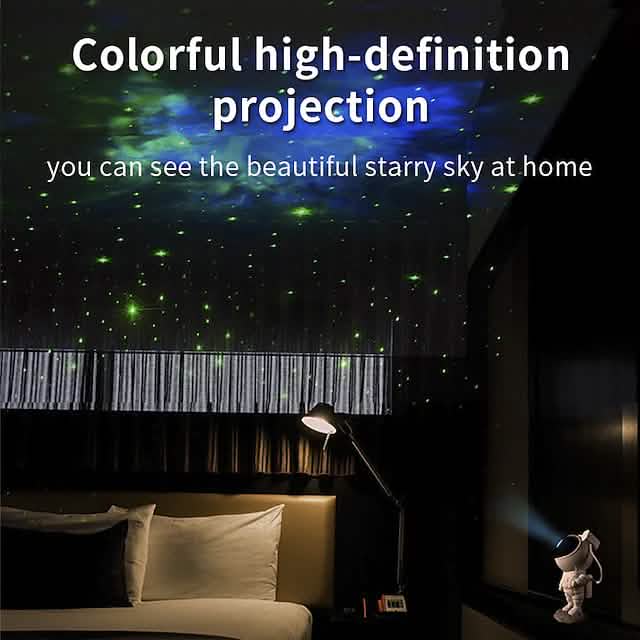 Astronaut Galaxy Starry Sky Projector with Timer Remote DailySale