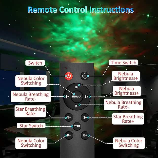 Astronaut Galaxy Starry Sky Projector with Timer Remote DailySale