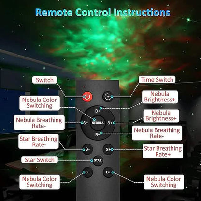Astronaut Galaxy Starry Sky Projector with Timer Remote DailySale