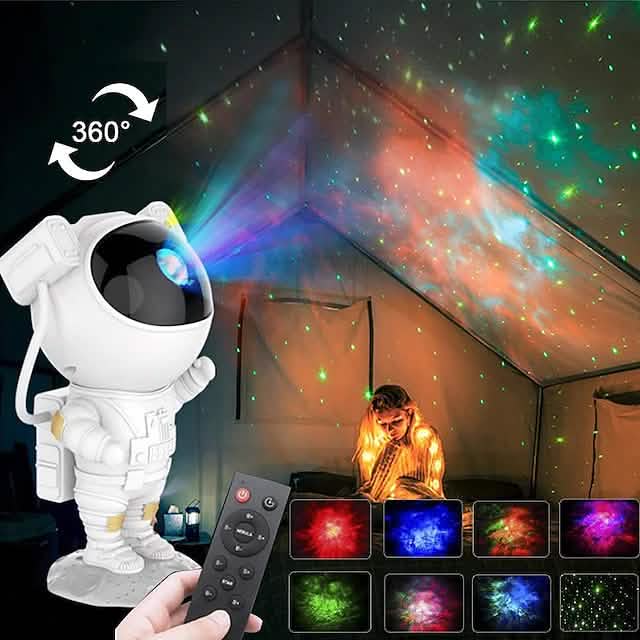 Astronaut Galaxy Starry Sky Projector with Timer Remote DailySale