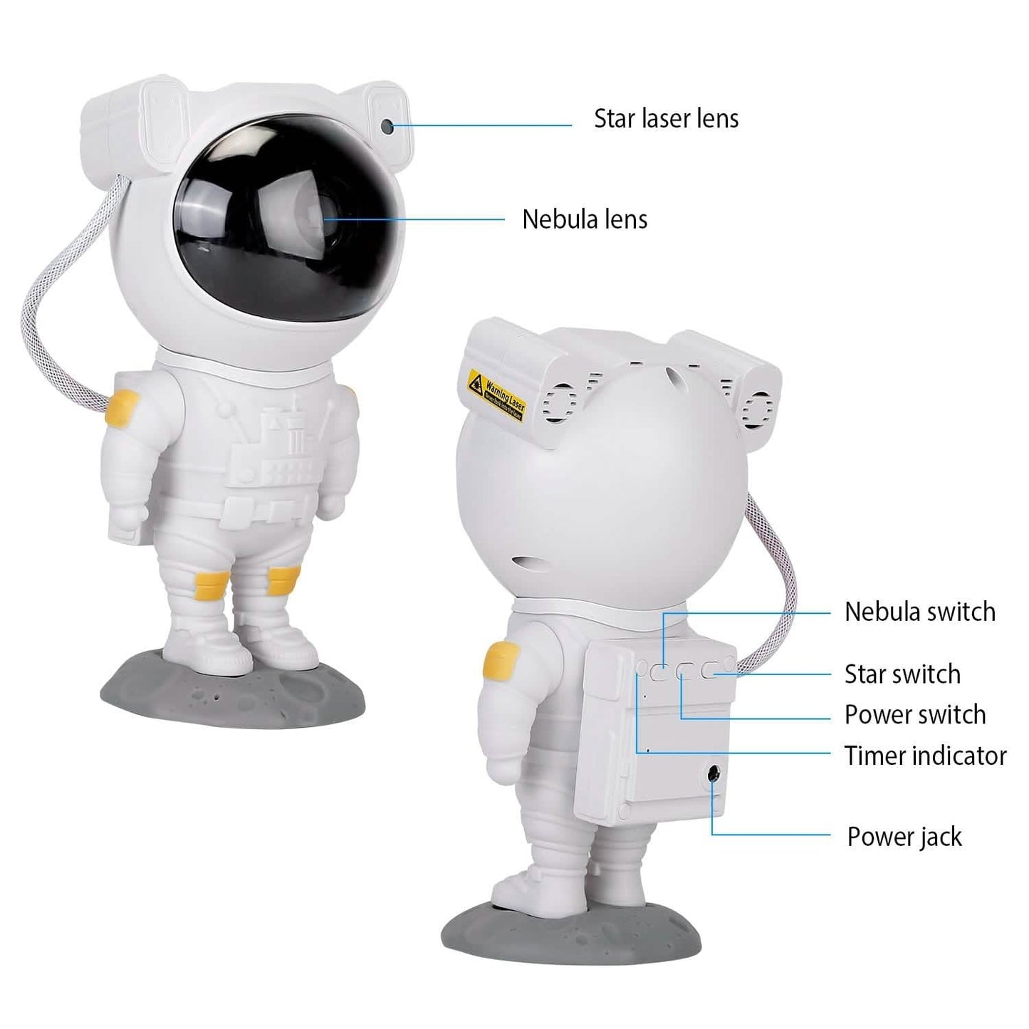 Astronaut Star Projector Light with Remote Control DailySale